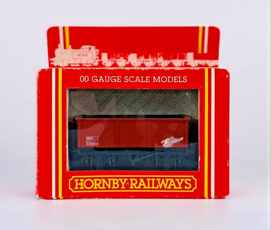 HORNBY 00 GAUGE - R079 - BR BROWN MINERAL WAGON MSV B388469 - BOXED