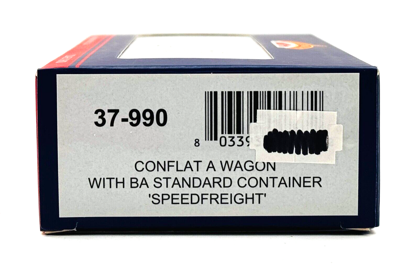 BACHMANN 00 GAUGE - 37-990 - CONFLAT WAGON BA STANDARD CONTAINER SPEEDFREIGHT