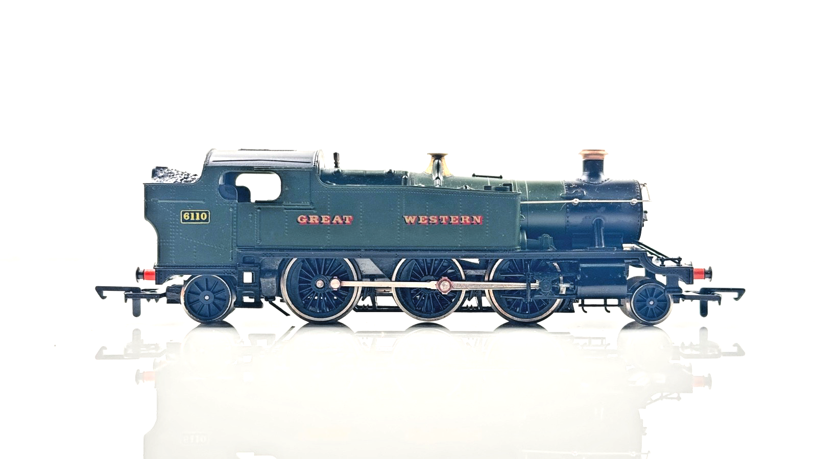 AIRFIX GMR 00 GAUGE - 54150-1 - PRAIRIE TANK GWR GREEN LOCOMOTIVE 6110 - BOXED