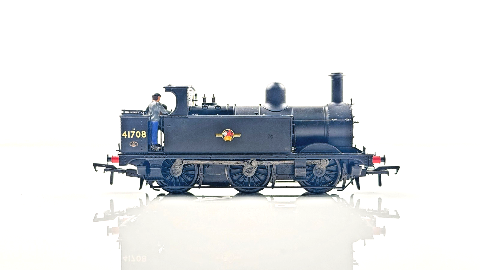 BACHMANN 00 GAUGE - 31-432 - MIDLAND CLASS 1F 41708 BR BLACK LATE CREST BOXED