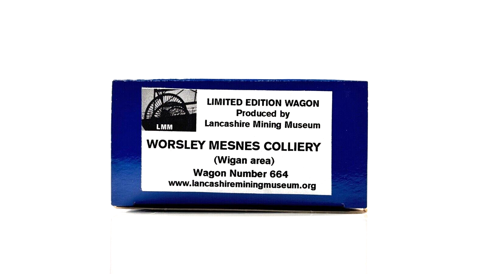 DAPOL 00 GAUGE - WORSLEY MESNES COLLIERY WIGAN WAGON 664 (LIMITED EDITION)