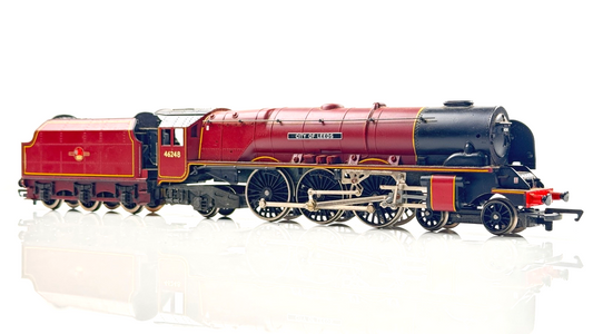 HORNBY 00 GAUGE - BR MAROON 4-6-2 CITY OF LEEDS 46248 - NOT PERFECT UNBOXED