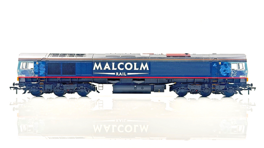 BACHMANN 00 GAUGE - 32-979 - CLASS 66 DIESEL 66412 MALCOLM RAIL DCC FITTED BOXED