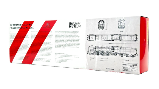 HORNBY 00 GAUGE - R3865 - BR BRITANNIA CLASS 4-6-2 OLIVER CROMWELL NO.70013 NRM