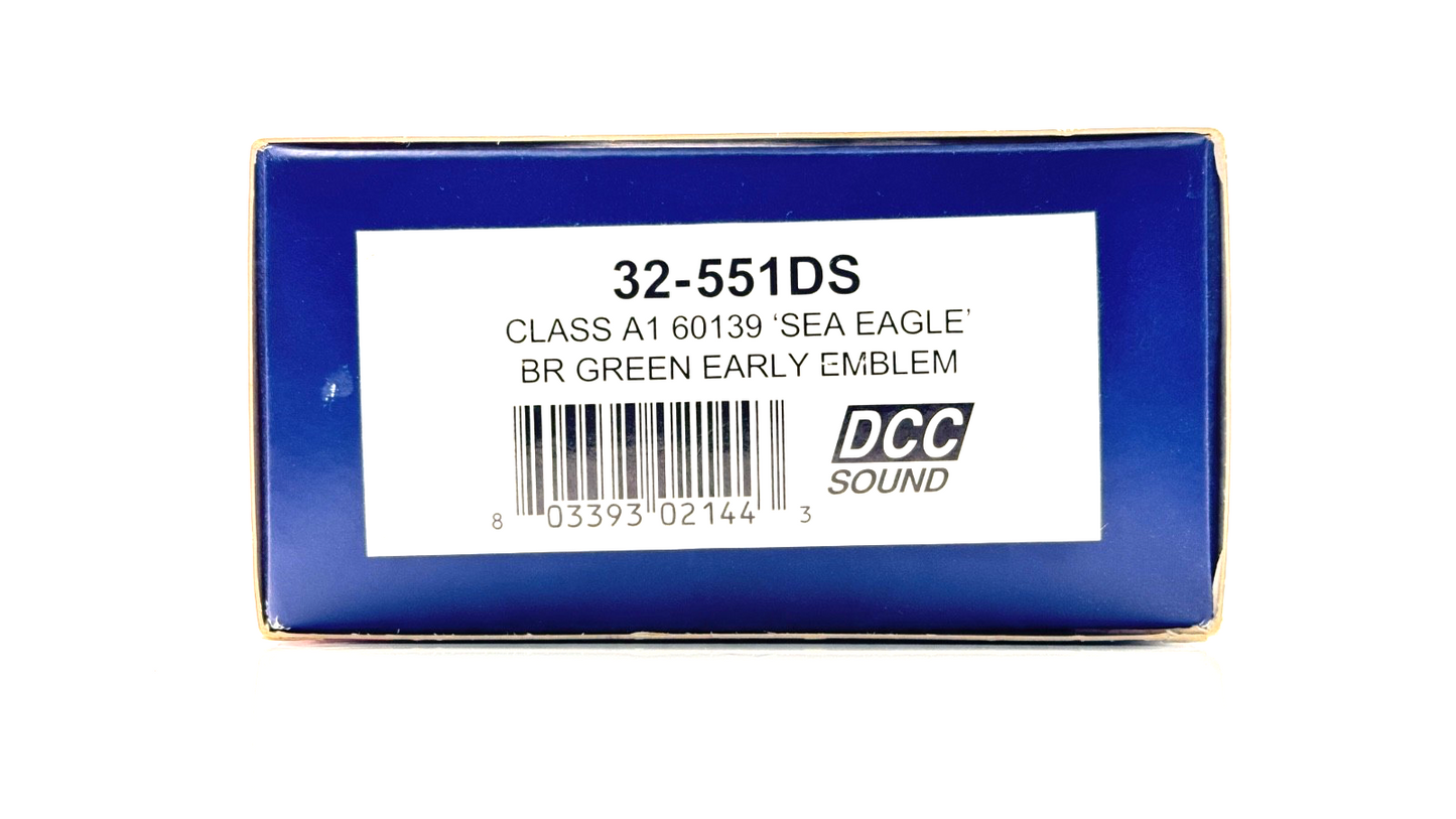 BACHMANN 00 GAUGE - 32-551 - CLASS A1 60139 SEA EAGLE BR GREEN EARLY EMBLEM