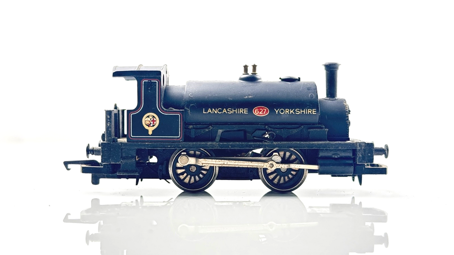 HORNBY 00 GAUGE - LANCASHIRE YORKSHIRE L&Y SADDLE TANK 627 - UNBOXED