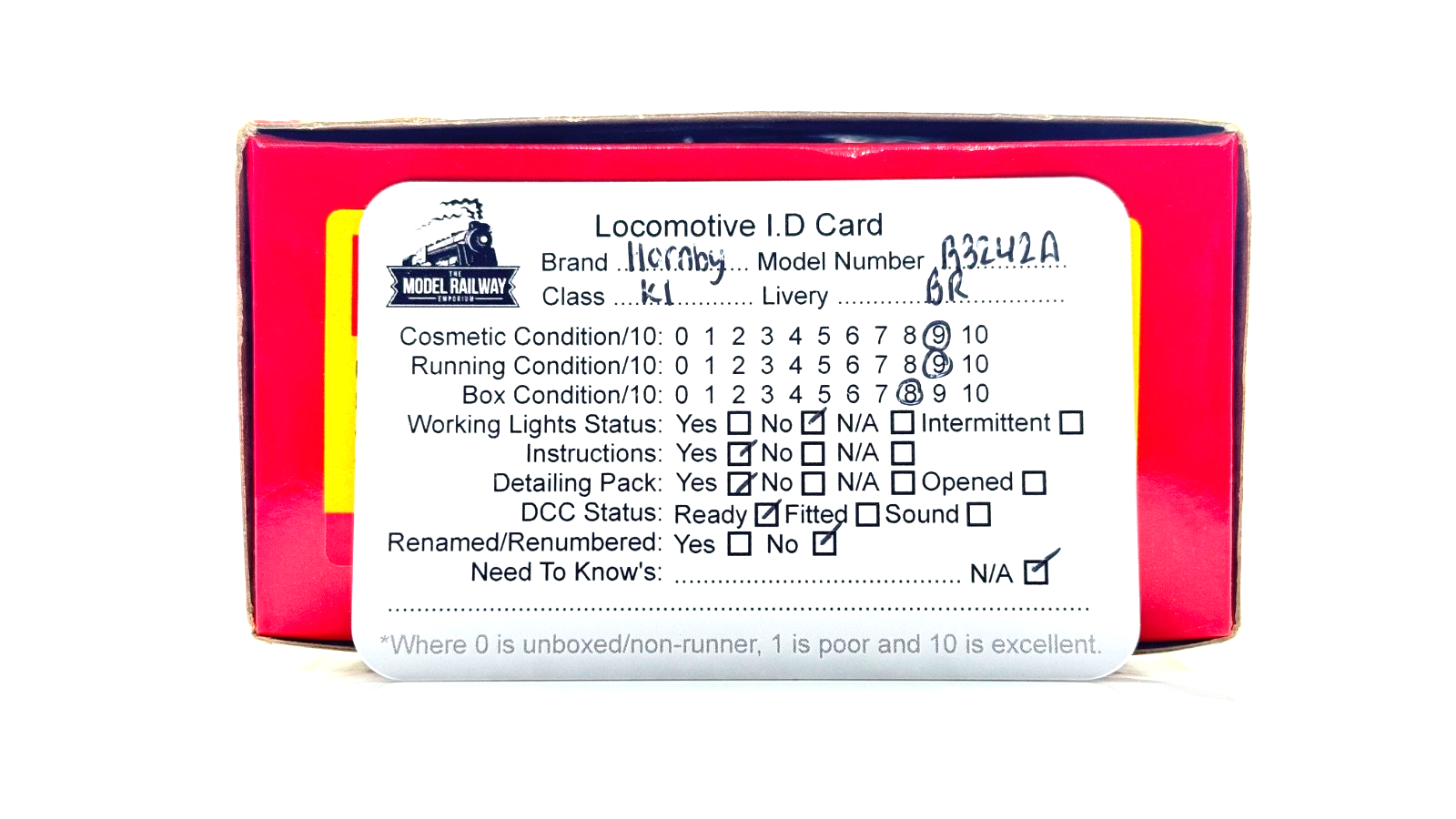 HORNBY 00 GAUGE - R3242A - BR BLACK (EARLY) 2-6-0 CLASS K1 LOCOMOTIVE 62032