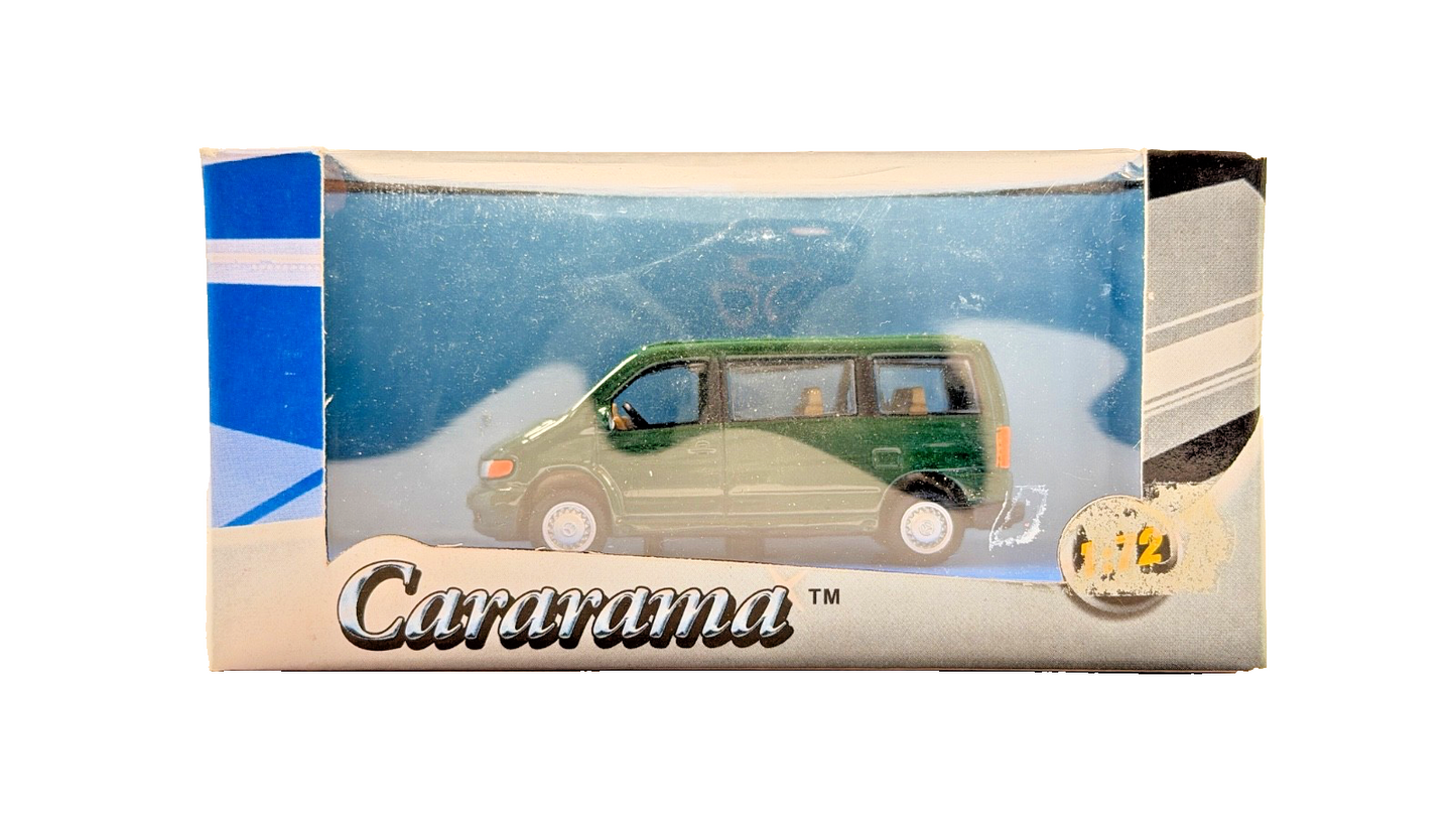 CARARAMA 1/72 SCALE - MERCEDES BENZ VITO MINIBUS DARK GREEN - BOXED