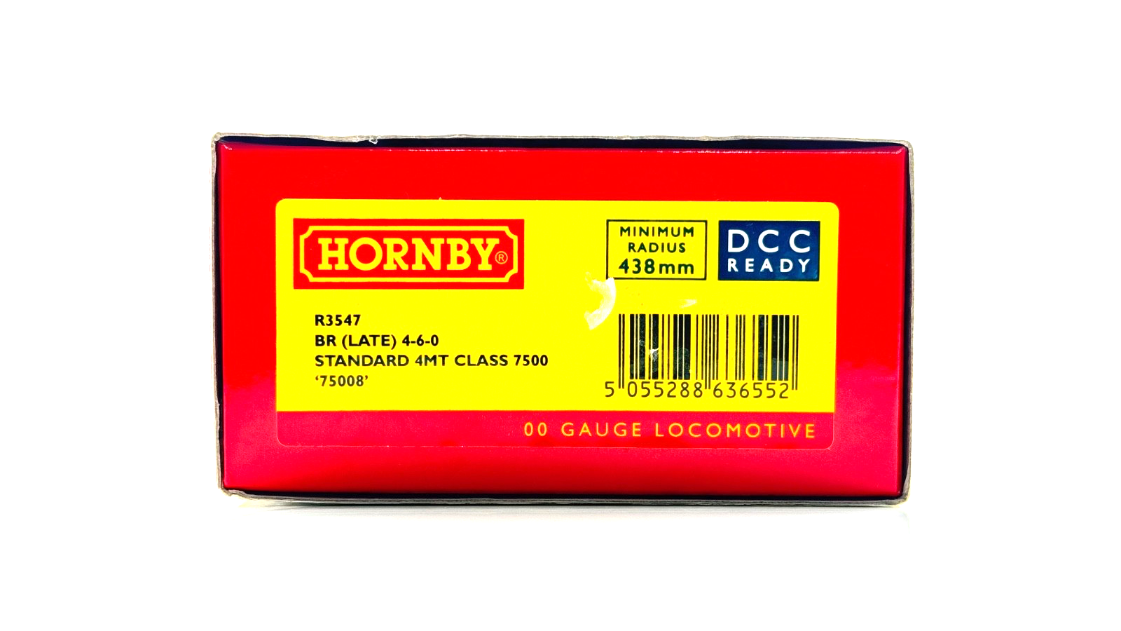 HORNBY 00 GAUGE - R3547 - BR (LATE) GREEN 4-6-0 STANDARD 4MT 75008 - BOXED