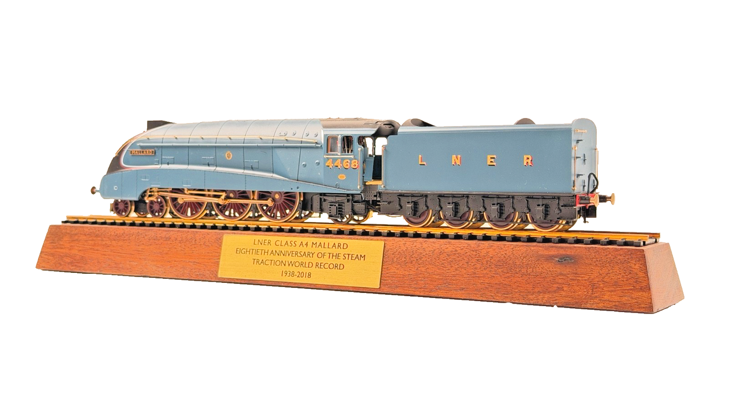 HORNBY 00 GAUGE - R3612 - LNER CLASS A4 MALLARD 80TH ANNIV. WORLD SPEED RECORD
