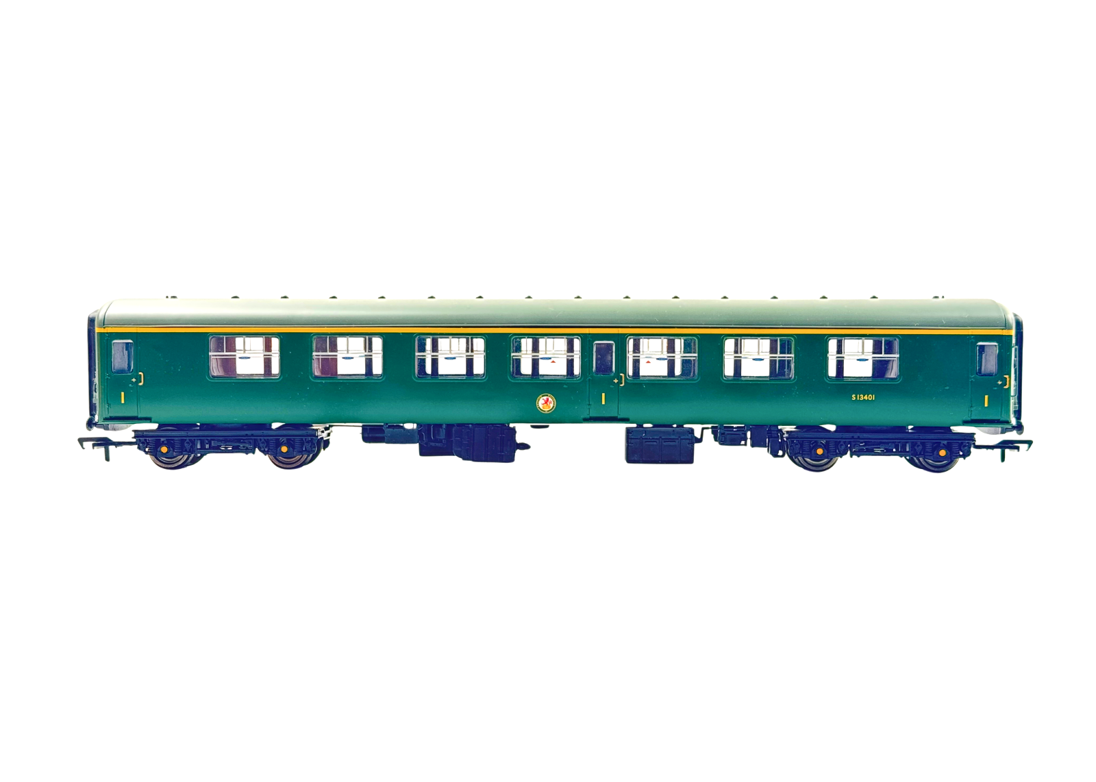 BACHMANN 00 GAUGE - 39-333A - BR GREEN MK2 FK FIRST CORRIDOR COACH S13401 - UB