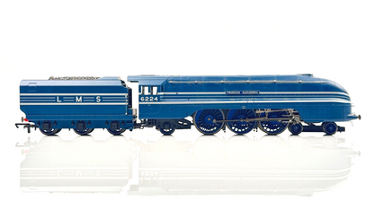 HORNBY 00 GAUGE - R2371M - LMS BLUE CORONATION PRINCESS ALEXANDRA NEEDS SERVICE