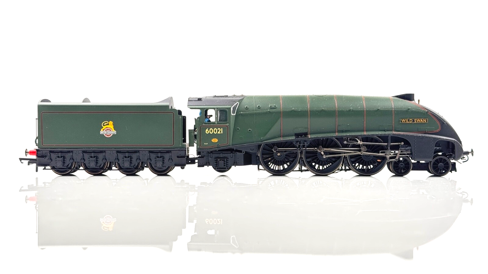 HORNBY 00 GAUGE - R2615 - BR GREEN 4-6-2 CLASS A4 'WILD SWAN' 60021 TTS SOUND