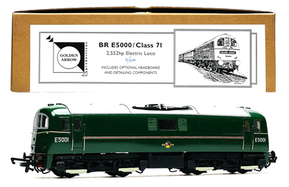GOLDEN ARROW KIT BUILT 00 GAUGE - 'BR E5000 CLASS 71' BR GREEN E5001 - BOXED