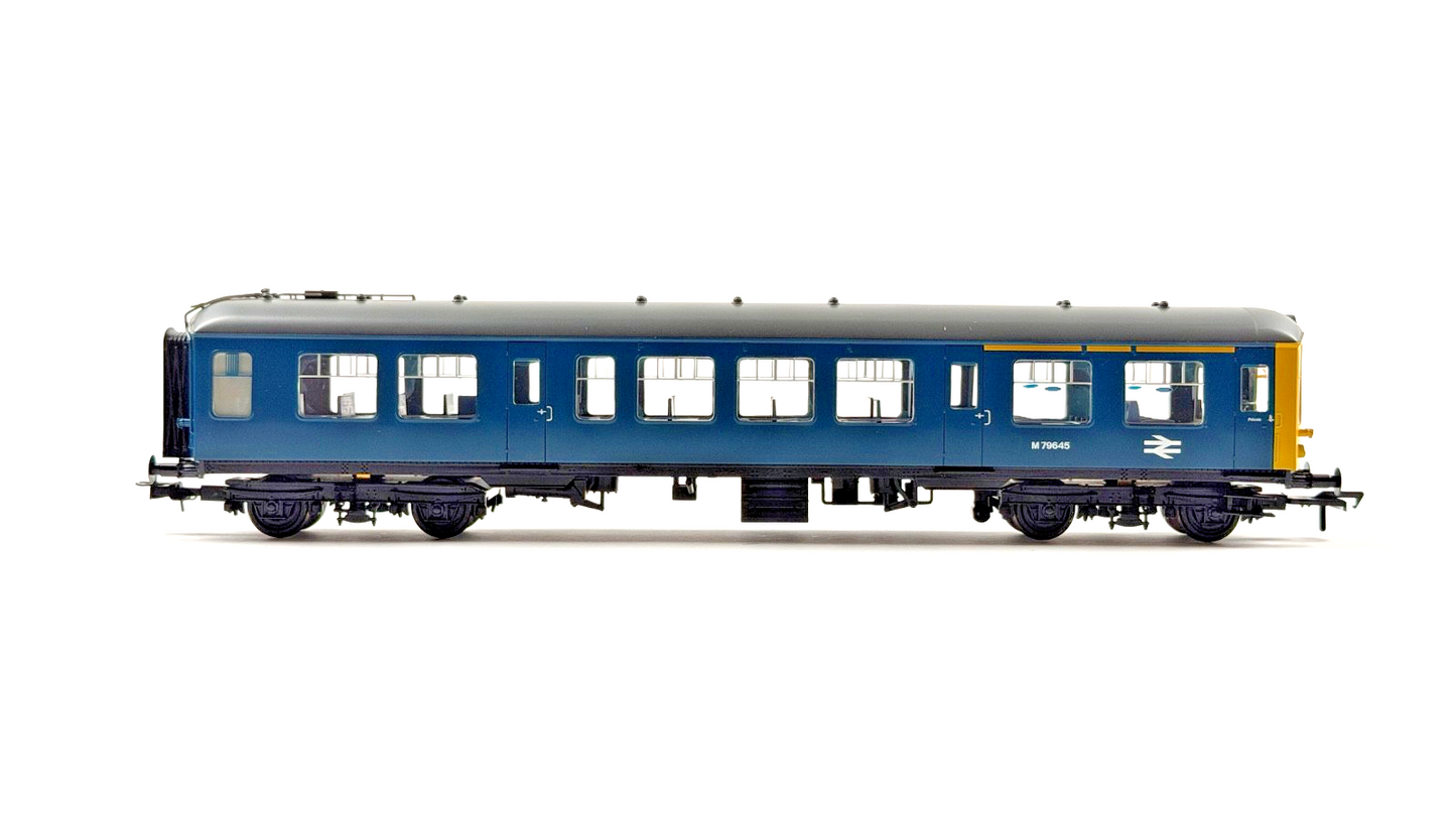 BACHMANN 00 GAUGE - 32-517 - DERBY LIGHTWEIGHT TWO CAR DMU BR BLUE BOXED