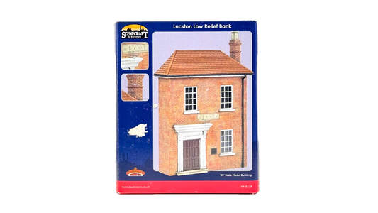 BACHMANN 00 GAUGE SCENECRAFT - 44-0139 - LOW RELIEF LUCSTON BANK - BOXED