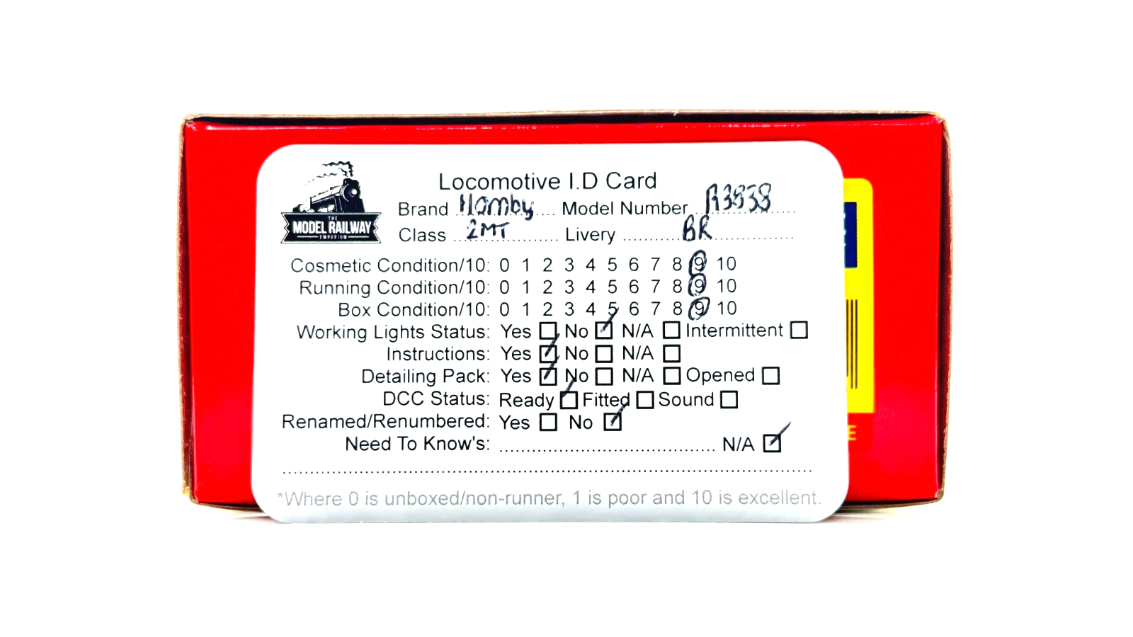 HORNBY 00 GAUGE - R3838 - EARLY BR BLACK STANDARD 2MT 2-6-0 NO.78010 BOXED