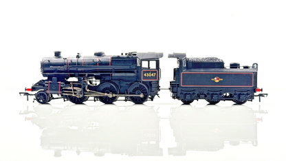 BACHMANN 00 GAUGE - 32-576 - IVATT CLASS 4 43047 BR LINED BLACK LATE CREST BOXED