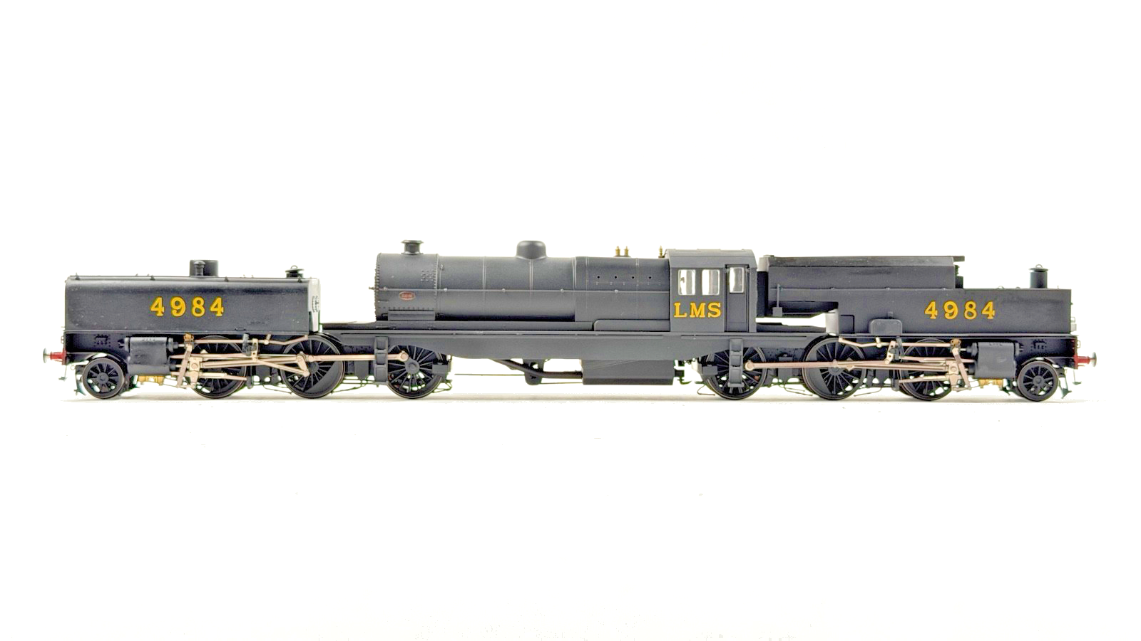 HELJAN HATTONS 00 GAUGE - 266214 - BEYER GARRATT LMS BLACK 4984 LIGHT WEATHERED
