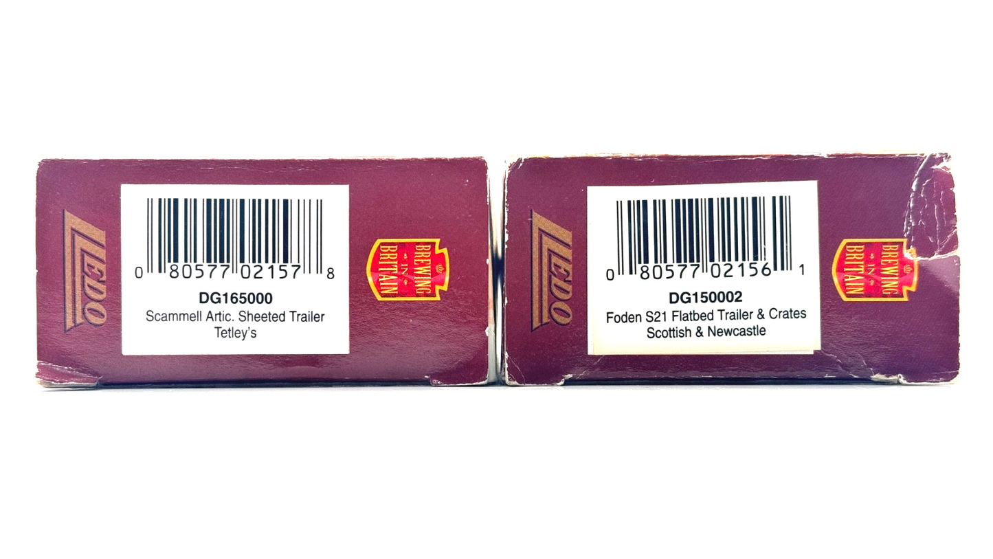 TRACKSIDE 1/76 SCALE - DG150002/DG165000 - TETLEYS / SCOTTISH & NEWCASTLE X 2