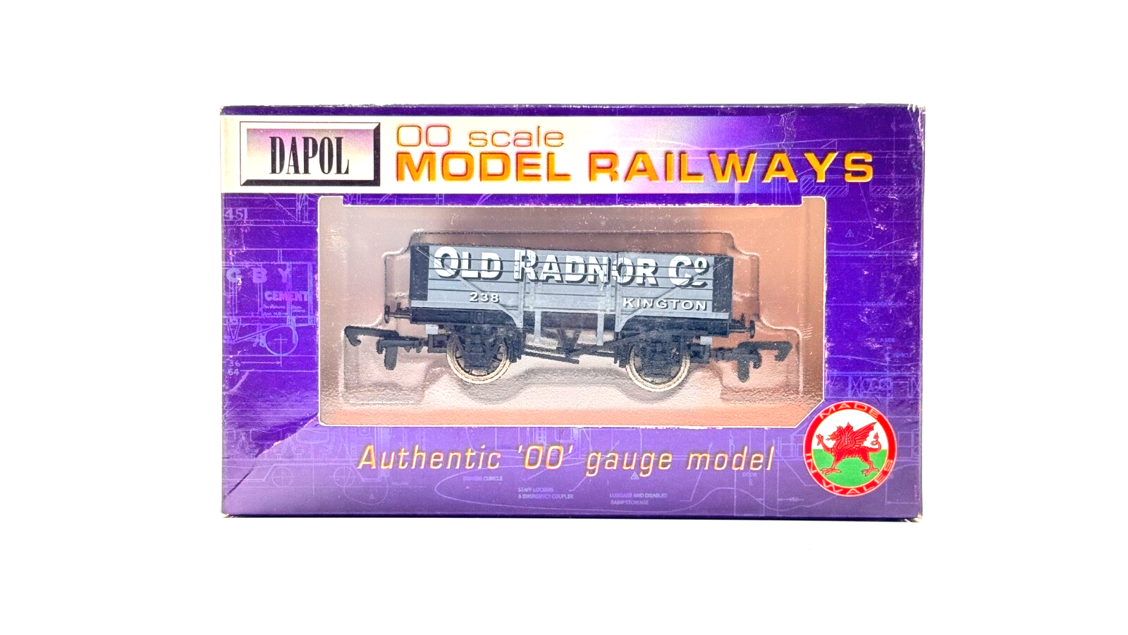 DAPOL 00 GAUGE - OLD RADNOR CO KINGTON WAGON NO.238 (LIMITED EDITION)