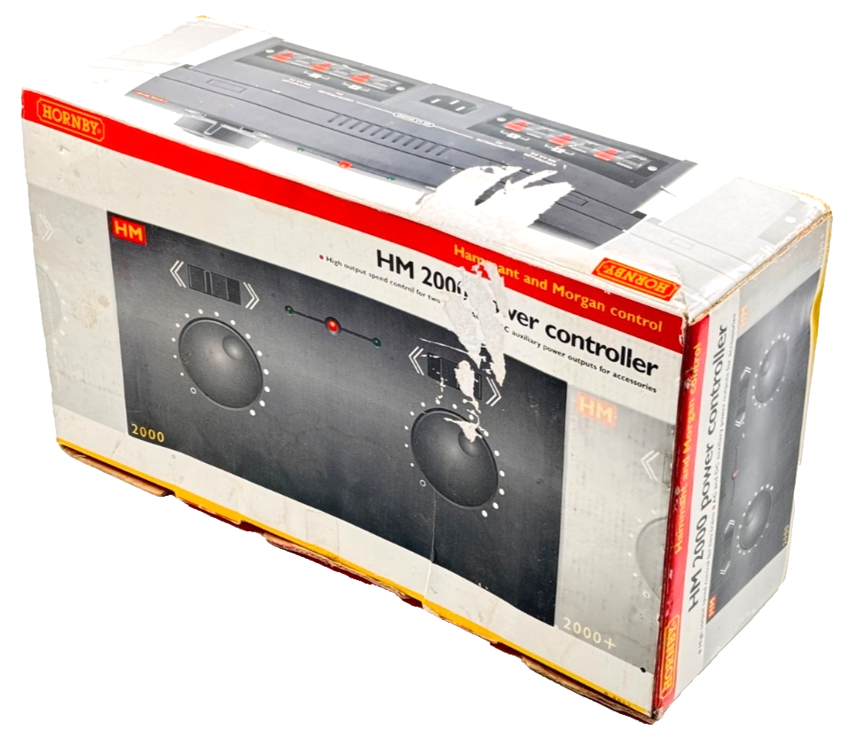 HORNBY 00 GAUGE - R8012 - HM2000 TWIN TRACK DC ANALOGUE POWER CONTROLLER BOXED