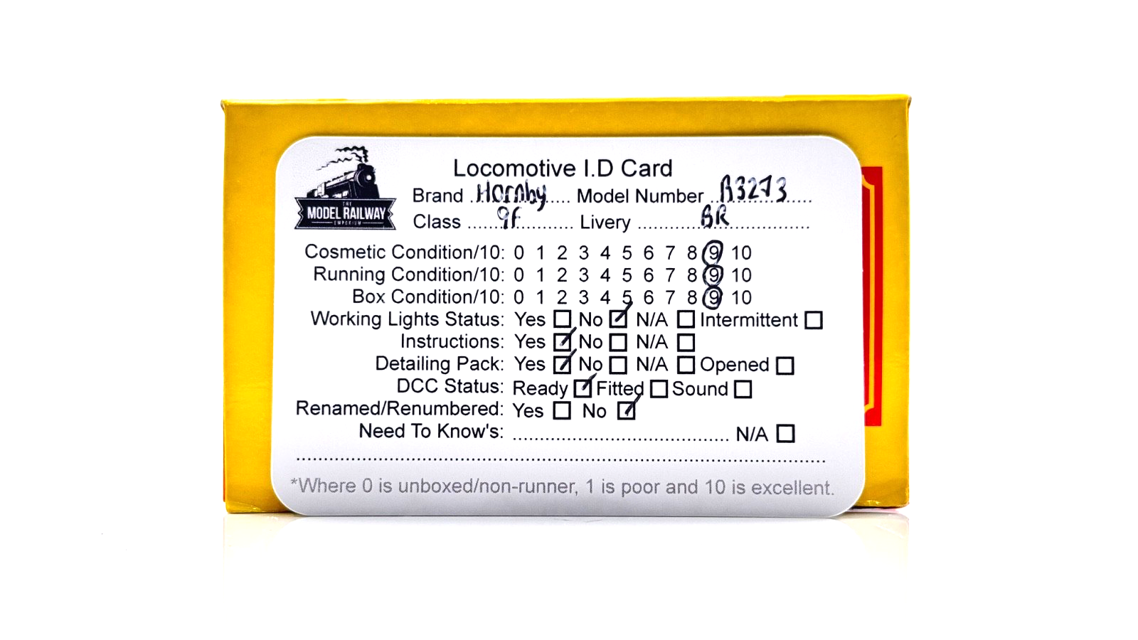 HORNBY 00 GAUGE - R3273 - BR BLACK CLASS 9F CROSTI BOILER LOCOMOTIVE 92027 BOXED