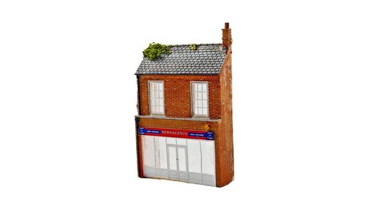 BACHMANN SCENECRAFT 00 GAUGE - 44-222 - LOW RELIEF NEWSAGENTS SHOP - UNBOXED