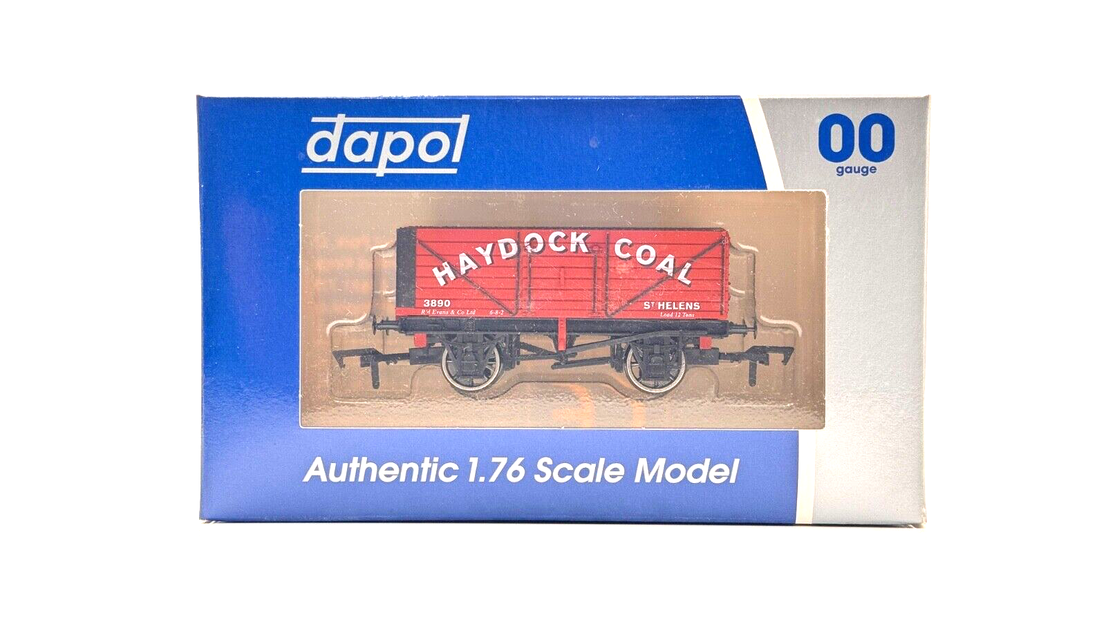 DAPOL 00 GAUGE - HAYDOCK COAL COMPANY ST HELENS WAGON 3890 (LIMITED EDITION)