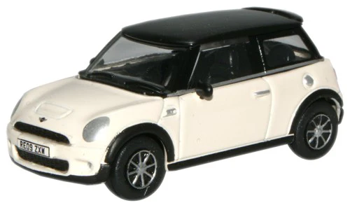 OXFORD DIECAST 1/76 - 76NMN002 - PEPPER WHITE NEW MINI COOPER - NEW BOXED