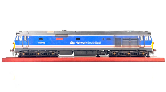 HELJAN O GAUGE - CLASS 50 DIESEL 50003 NETWORK SOUTHEAST TEMERAIRE (PROTO NEO)