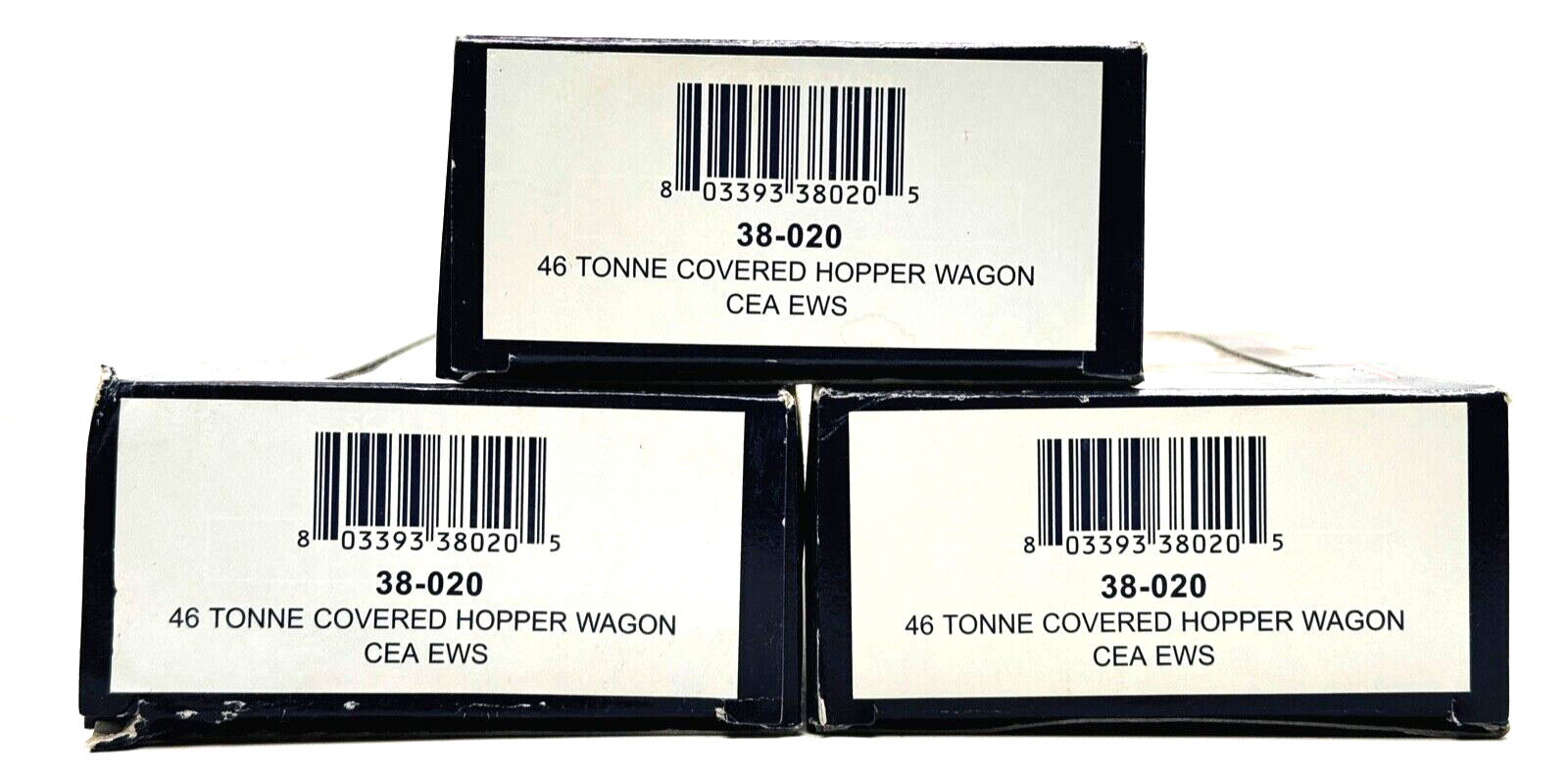BACHMANN 00 GAUGE - 38-020 - 46 TONNE COVERED HOPPER WAGON CEA EWS X 4 - BOXED