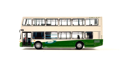 BRITBUS ES-05 - 1/76 SCALE - SCANIA OMNIDEKKA IPSWICH BUSES LTD - (DAMAGED)