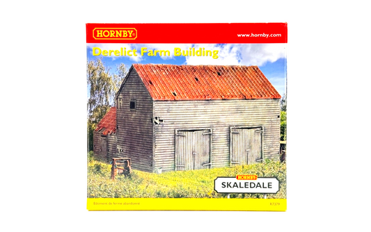 HORNBY 00 GAUGE SKALEDALE - R7379 - DERELICT FARM BUILDING (ENHANCED) - BOXED