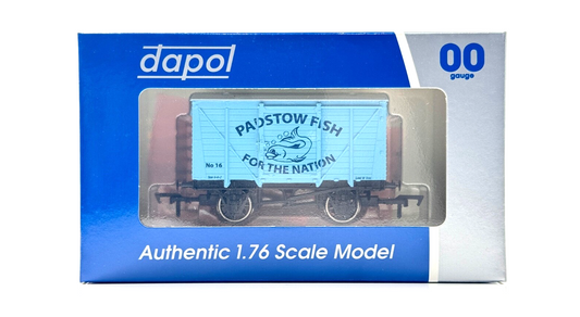 DAPOL 00 GAUGE - PADSTOW FISH FOR THE NATION VENT VAN NO.16 (LIMITED EDITION)