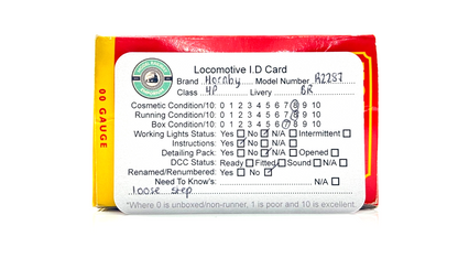 HORNBY 00 GAUGE - R2287 - BR FOWLER 2-6-4T CLASS 4P LOCOMOTIVE WEATHERED 42322