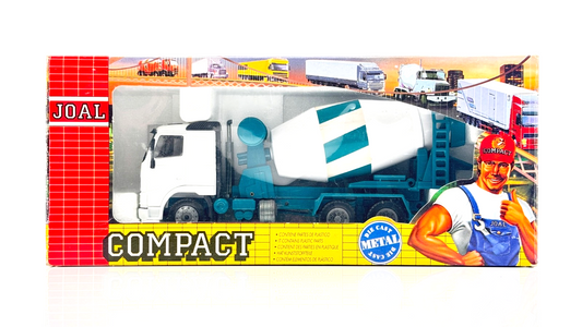 JOAL 1/50 SCALE - 336 - VOLVO FH12 420 CEMENT MIXER LORRY WHITE/BLUE - BOXED