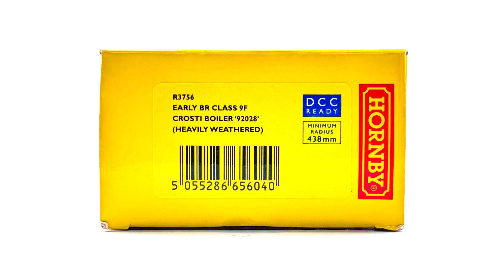 HORNBY 00 GAUGE - R3756 - EARLY BR BLACK CLASS 9F CROSTI BOILER 92028 WEATHERED