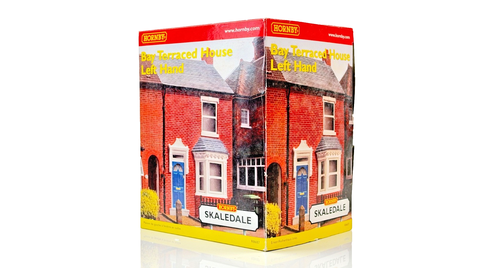 HORNBY 00 GAUGE SKALEDALE - R8687 - BAY TERRACED HOUSE LEFT HAND - BOXED