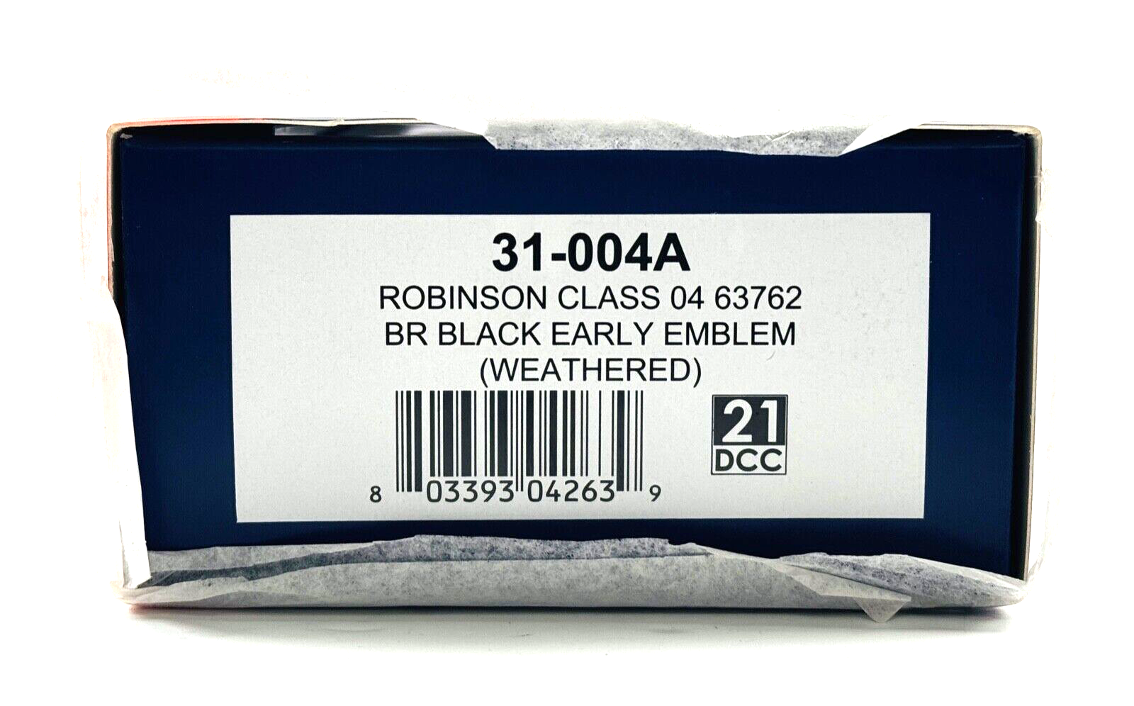 BACHMANN 00 GAUGE - 31-004A - ROBINSON CLASS 04 63762 BR BLACK EARLY EMBLEM (W)