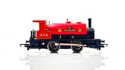 HORNBY 00 GAUGE - MR ROBBIE BURNS 0-4-0 SADDLE TANK LOCOMOTIVE 313 RED - UNBOXED