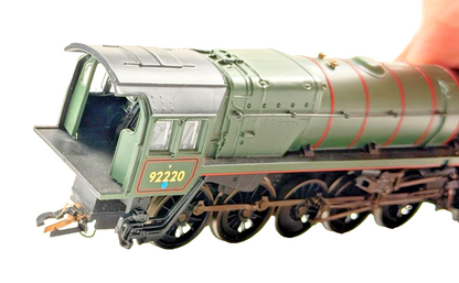 HORNBY 00 GAUGE - BR GREEN 2-10-0 CLASS 9F EVENING STAR 92220 - SPARES REPAIRS