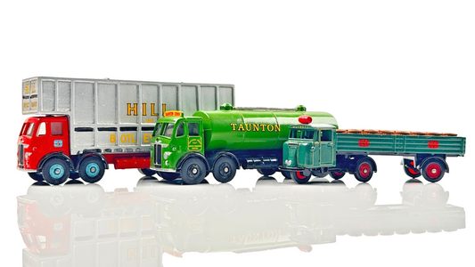 TRACKSIDE 1/76 SCALE - TAUNTON CIDER TANKER HILLS OF BOTLEY CATTLE WATNEYS X 3