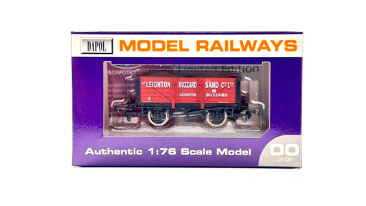 DAPOL 00 GAUGE - LEIGHTON BUZZARD SAND COMPANY WAGON NO.2 (LIMITED EDITION)