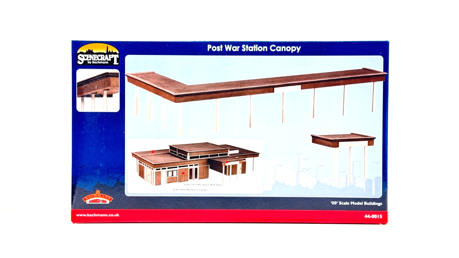 BACHMANN 00 GAUGE SCENECRAFT - 44-0015 - POST WAR STATION CANOPY - NEW