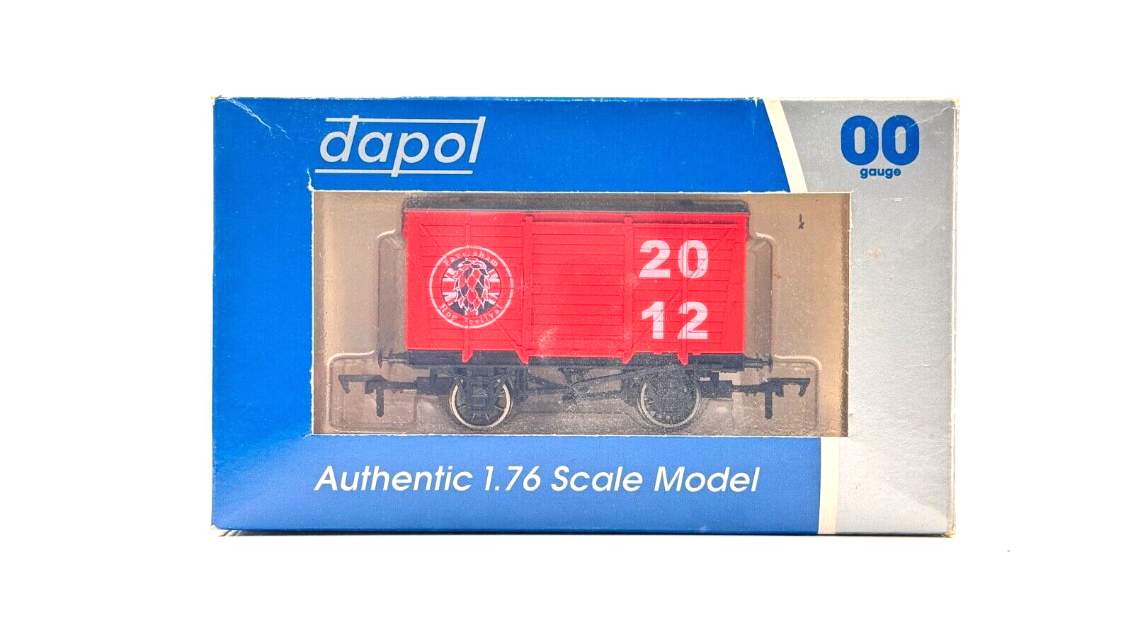 DAPOL 00 GAUGE - FAVERSHAM HOP FESTIVAL VENT VAN RED 2012 - BOXED