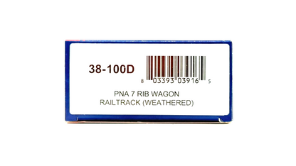 BACHMANN 00 GAUGE - 38-100D - 34 TON PNA BALLAST SPOIL 7 RIB WAGON RAILTRACK (W)