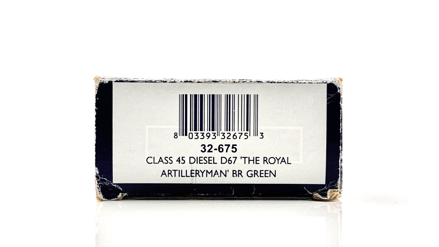 BACHMANN 00 GAUGE - 32-675 - CLASS 45 DIESEL D67 'ROYAL ARTILLERYMAN' BR GREEN