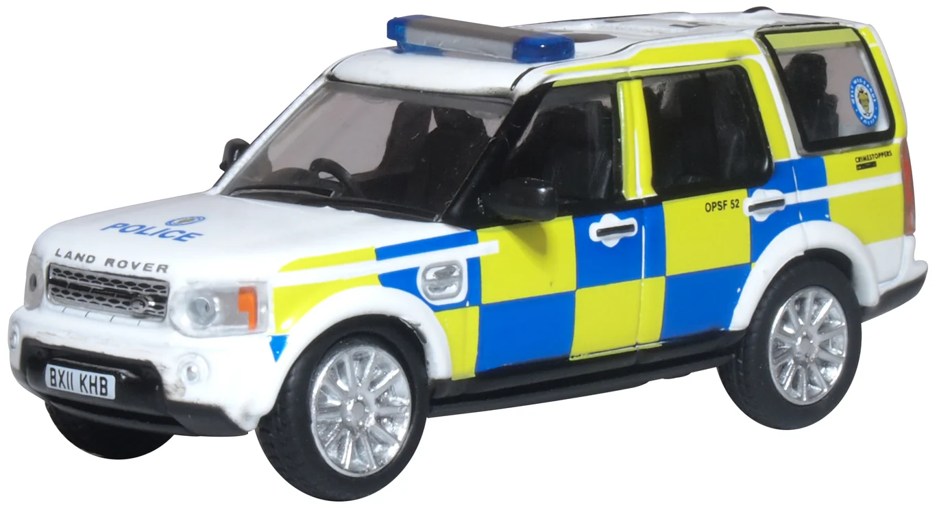OXFORD DIECAST 1/76 SCALE - 76DIS006 - LAND ROVER DISCOVERY 4 WEST MIDS POLICE