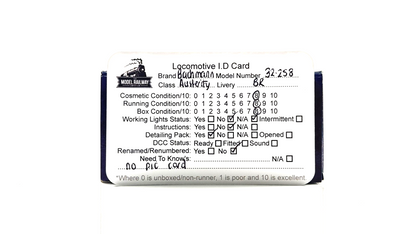 BACHMANN 00 GAUGE - 32-258 - WD AUSTERITY BR BLACK EARLY EMBLEM 90423 - BOXED